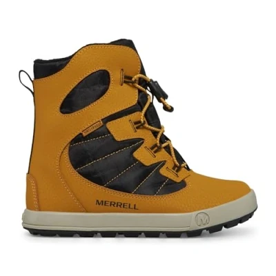 Immagine di Merrell Snow Bank 4.0 WTRPF, Stivali da Neve Unisex Bambini e Ragazzi, Wheat, 32 EU