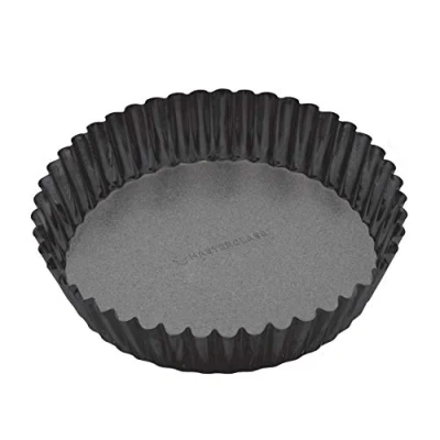 Immagine di MASTERCLASS Teglia per Crostata Extra Profonda, Scanalata, Antiaderente con Base Removibile, 25 cm (10)