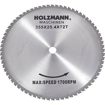 Immagine di Holzmann Maschinen MKS355SB Lama circolare in metallo duro 355 x 25.4 mm Numero di denti: 72 1 pz.