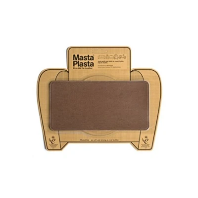 Immagine di MastaPlasta Toppa Marrone Chiaro autoadesiva per la riparazioni di Pelle. Scegli Dimensioni/Design. Pronto Soccorso divani, sedili Auto, Borse, Giacche, ECC.