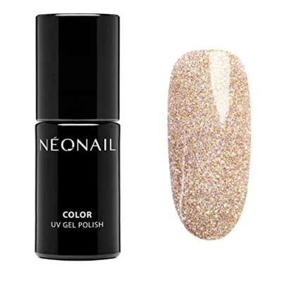 Immagine di NEONAIL Smalto Semipermanente Unghie 7,2 ml Oro Holo Vibes Smalti Glitter Gel Per UV Led Nail Polish Colori Brillantini