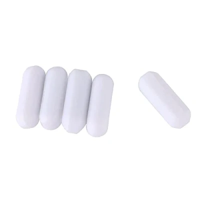 Immagine di Barre Magnetiche, Akozon Stir Bar Laboratorio Agitatore 5pz Tipo C PTFE per Magnetic Mixer(C5*15mm)