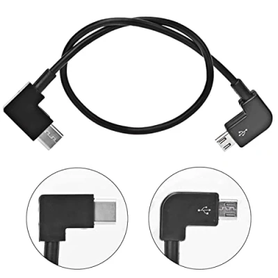 Immagine di Dilwe Cavo USB, Accessorio per USB RC Compatibile con Mini Drone Mavic (da micro a tipo C)