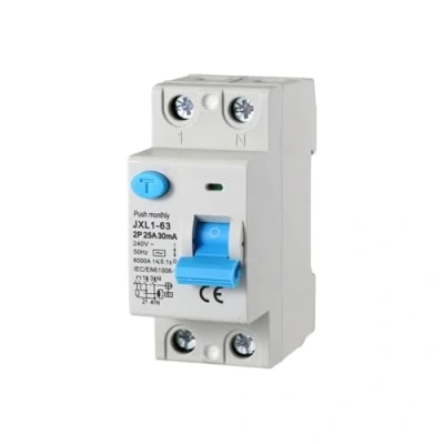 Immagine di gloca Interruttore Differenziale Puro Salvavita 2P 25A 30mA 220V 6KA 2 Moduli DIN