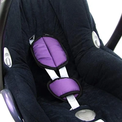 Immagine di BAMBINIWELT Set di imbottiture universali per seggiolino auto, compatibile ad esempio con Maxi Cosi Cybex (viola)