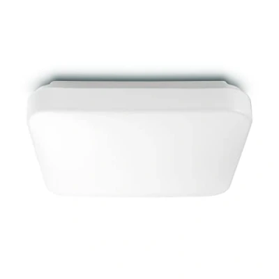 Immagine di Philips LED Mauve Lampada da Soffitto Quadrata, 1700 lm, Luce Bianca Calda, 17W, Bianco