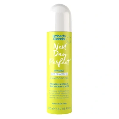 Immagine di Umberto Giannini Next Day Perfect Invisible Dry Shampoo per cuoio capelluto sensibile e prurito, 200 ml