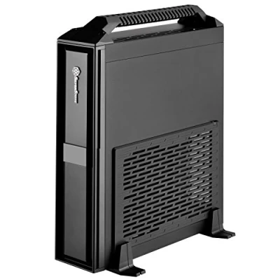 Immagine di SilverStone SST ML08B H Cabinet Milo per Slim HTPC formato Mini ITX , con maniglia, nero