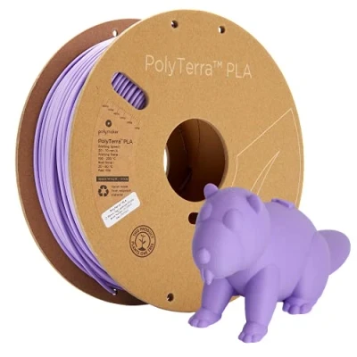 Immagine di Polymaker 70853 PolyTerra PLA Filamento per stampante 3D Plastica 2.85 mm 1000 g Viola (opaco) 1 pz.