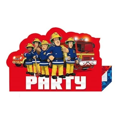 Immagine di Fireman Sam Stand up Invitations /8
