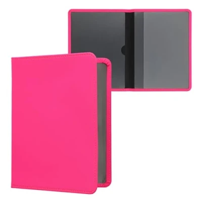 Immagine di kwmobile Custodia in Neoprene per Libretto Circolazione Auto Cover Portalibretto con Scomparti Tessere Patente Foderina Porta Documenti rosa shocking