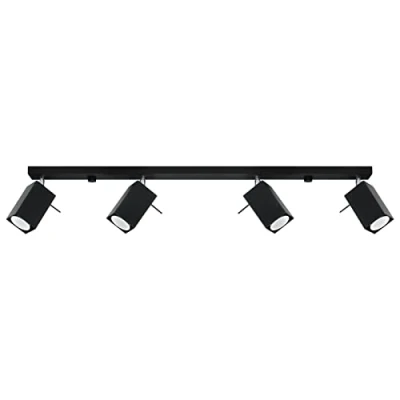 Immagine di SOLLUX lighting Lampadario GU10, Nero, 8 x 80 15