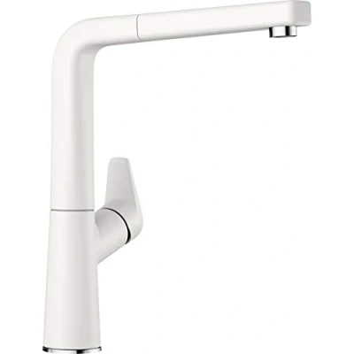Immagine di BLANCO 521285 AVONA S cucina monocomando con doccetta estraibile, rubinetto ad alta pressione, effetto silgranite, grigio roccia, 1 pezzo, Hochdruck