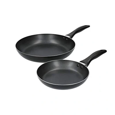 Immagine di KitchenCraft Set di 2 Padelle Antiaderenti in Alluminio, Adatte all&#039;Induzione, Confezione Regalo Inclusa, 28 cm e 20
