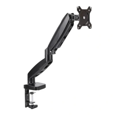 Immagine di Amazon Basics, Supporto a braccio regolabile per monitor singolo, adatto fino 27&quot; (68.6 cm), Nero