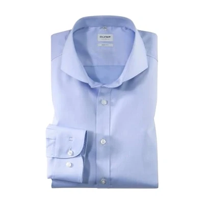Immagine di Olymp Uomo Camicia Business a Maniche Lunghe Level Five,Body Fit,Collo Francese,Bleu 11,42