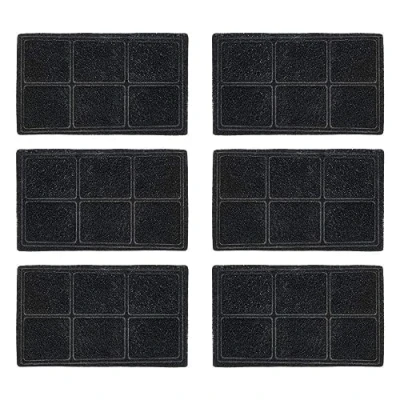 Immagine di Iris Ohyama, Filtro per fontana animali domestici PWF, set di 6 carbone attivo vegetale cane e gatto Filter for Pet Water Fountain PWF 200F, Grigio