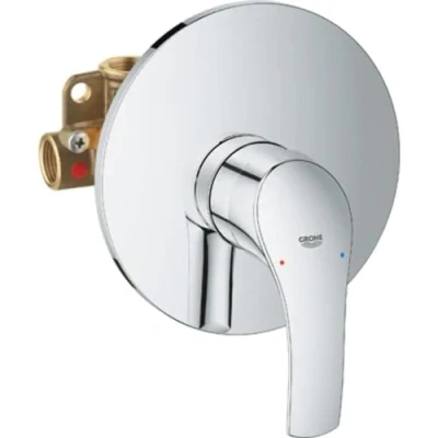 Immagine di Grohe MISCELATORE MONOCOMANDO INCASSO DOCCIA LINEA EUROSMART CROMATO Cromo