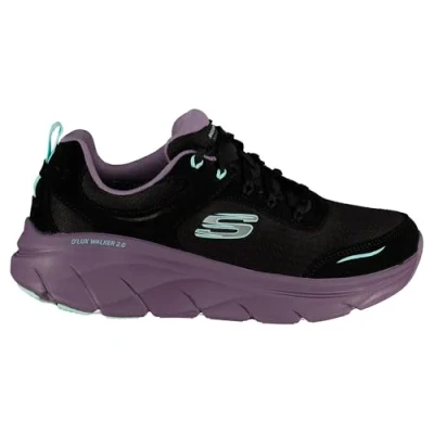 Immagine di Skechers D&#039;lux Walker 2.0, Scarpe da Ginnastica Donna, Nero, 37 EU