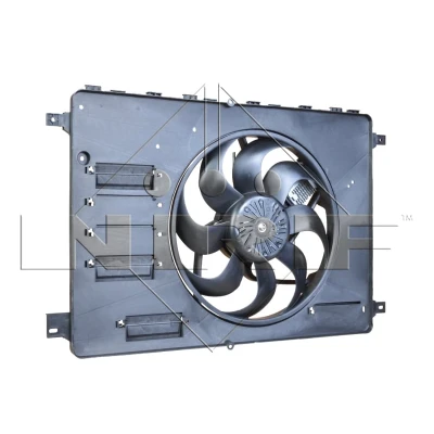 Immagine di NRF 47626 ventola radiatore 370 12 280 con telaio (telaio) centralina FORD: S Max Mk1, KUGA 1, Galaxy Mk2 MPV