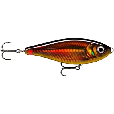 Immagine di Rapala Esca da Pesca Artificiale Spinning X Rap Haku di Simulazione in ABS Resistente per Acqua Dolce Profondità Nuoto Variabile 14cm/74g Prodotta Estonia 5W 50UV