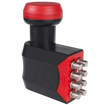 Immagine di Maclean MCTV 258 Premium Octo LNB Convertitore satellitare digitale, impermeabile, 3D, Full HD, 0,3 dB, fino a 8 partecipanti