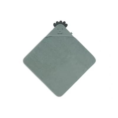 Immagine di Jollein 534 514 68056 Asciugamano con cappuccio in spugna Croco, Jungle Jambo, 75 x cm, colore: Verde