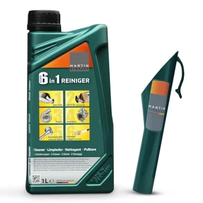 Immagine di Martin Strauss Euro6 in 1 detergente, litro, 3 dosaggi per la decokazione del sistema di scarico diesel: AGR, Turbo, Kat, DPF, lambda, valvole
