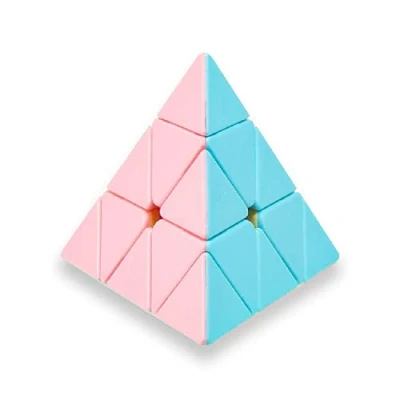 Immagine di Cubo magico colori pastello, tinta unita senza adesivi, sengso Holy Hand Legend Macaron, correzione di guasti e rotazione facile, Speedcubing, Puzzle 3D, angoli arrotondati (Cp3800)