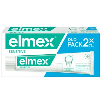 Immagine di Elmex Sensitive Dentifricio Bitubo 2 Confezioni da 75 ml