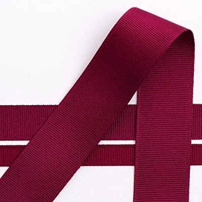 Immagine di Italian Options Nastro in grosgrain, rotolo da 25 mm x 10 m, colore: Borgogna