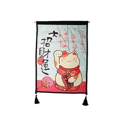 Immagine di lachineuse Pannello gatto Maneki Neko e Sakura