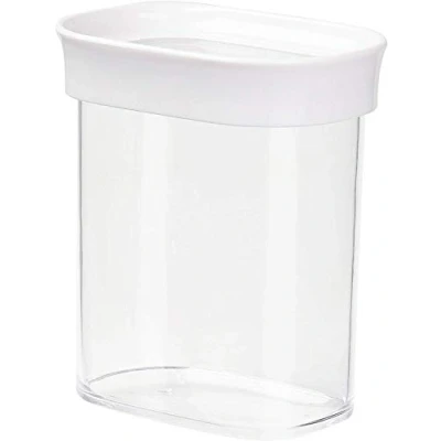 Immagine di Emsa Optima Contenitore Provviste, Rettangolare, Trasparente/Bianco, 0.38 L