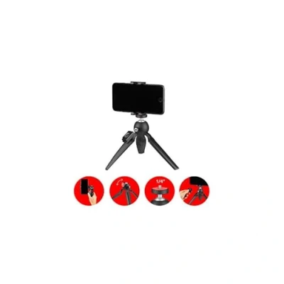 Immagine di JOBY HandyPod Mobile Plus Mini Treppiede con GripTight ONE Mount e Telecomando Bluetooth Impulse per Smartphone, Vlogging, DSLR, Mirrorless, Luci LED, Microfoni Accessori fino a 1 kg