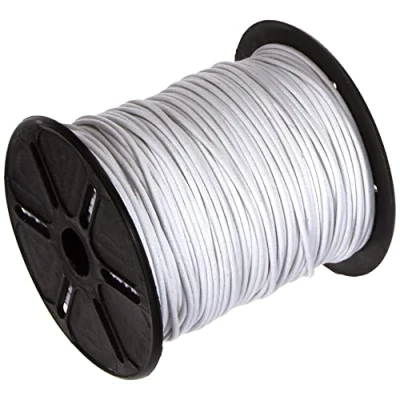 Immagine di Auroris Rotolo di Cordoncino in Cotone da 100 m, Diametro: 2 mm, Colore: Bianco