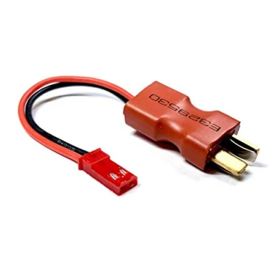 Immagine di VUNIVERSUM 1 adattatore Premium T Dean maschio a femmina 2 pin con alimentazione JST BEC per batteria Lipo cavo ad alta corrente modellismo