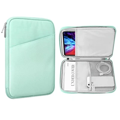 Immagine di MoKo 9 11 Custodia Protettiva Compatibile con iPad PRO M4 2024/11 Pollici Air M2 2024/iPad 10a 10,9 5/4 10,9, Galaxy Tab S9/S8/A8/A7 2022, Menta Verde