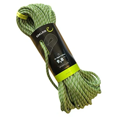 Immagine di EDELRID Corda da arrampicata On Sight 9,8 mm (corda singola dinamica), colore: verde, dimensioni: 50 metri