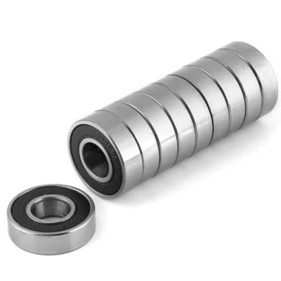 Immagine di Fafeicy 10 Pezzi Cuscinetti a Sfera 6001 2RS, Profondi Sigillati Multiuso Cuscinetto in Acciaio sfere 2RS per Attrezzatura Meccanica (12x28x8mm）