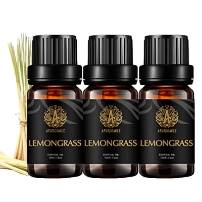 Immagine di Aromaterapia Citronella oli essenziali di, 100% Pure Profumo Kit per diffusore, umidificatore, 3*10ml terapeutico Grade Fragrance Set