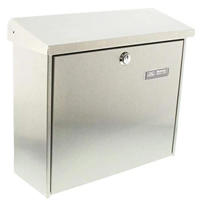 Immagine di Burg Wächter 4190 COMFORT 3913 NI Cassetta della posta Acciaio inox Argento Serratura a chiave