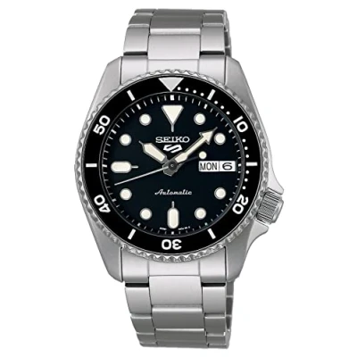 Immagine di Seiko 5 sport skx automatico &quot;&quot;midi&quot;&quot; (38 mm) quadrante nero/acciaio inossidabile SRPK29K1