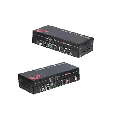 Immagine di AV Access Estensore KVM USB HDMI 4K (HDBaseT) fino a 100m/328 piedi, 4K@60Hz/1080@120Hz, DIP Switch EDID, Controllo RS232, PoH Unidirezionale, 4 Porte 2.0, su Cavo Cat5e/6/RJ45