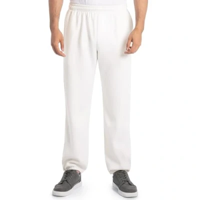 Immagine di Fruit of the Loom Eversoft Fleece Sweatpants Pantaloni da Ginnastica, Fondo Elastico Bianco, M Uomo