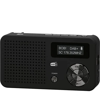 Immagine di IMPERIAL DABMAN 13 DAB+ Radio digitale (FM, USB, MicroSD, batteria e funzionamento a batteria), colore: nero