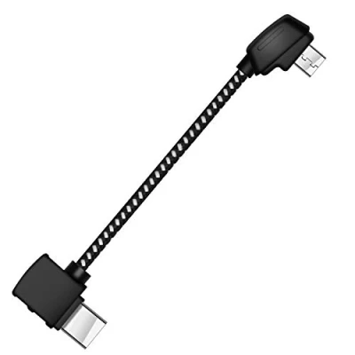Immagine di LYONGTECH Micro AB a USB C 3.66 pollici cavo telecomando per DJI Mini SE, Mavic Mini, 2 Pro Zoom/Mavic Air/Mavic Platinum (connettore di tipo C)