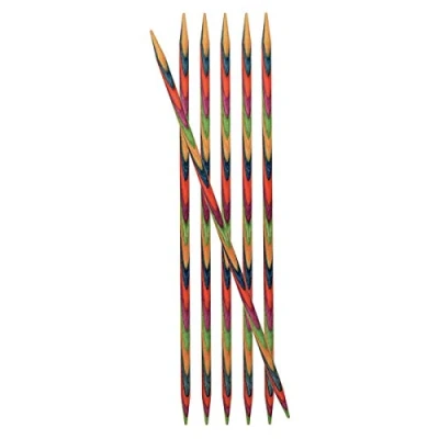 Immagine di KnitPro 10 cm x 2,25 Millimetri Symfonie Doppia Punta, Multicolore