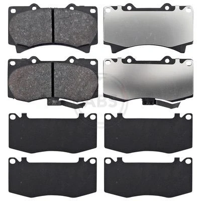 Immagine di A.B.S. 37639 Kit pastiglie freno con segnalatore acustico usura HUMMER: H3 SUV