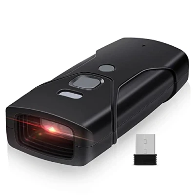 Immagine di JRHC lettore di codici a barre Bluetooth mini 2D portatile senza fili 3 in 1 e 2,4 G