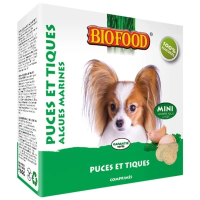 Immagine di BIOFOOD Mini dolcetto antipulci alghe per cani 1 unità (100 pezzi)